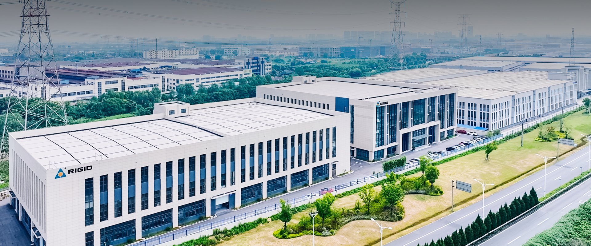 GREENCREST global suspended access equipment supplier with RIGID factory campus