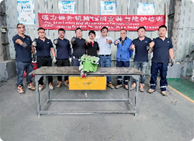 Technical product training for suspended platform operation and maintenance