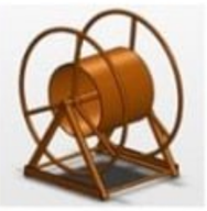 Steel drum reel